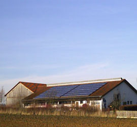 Berg Solaranlagen für landwirtschaftliche Gebäude